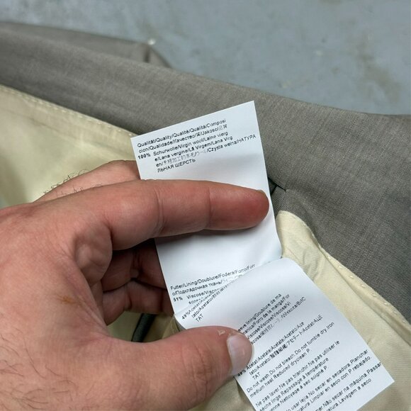 Hugo Boss Blazer Pasolini / Movie Beige Sport Jacket Wool 42R - Picture 10 of 10